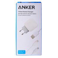 Anker 2.1a 2 Port Usb Çıkışlı +iphone Lightning Usb Kablo