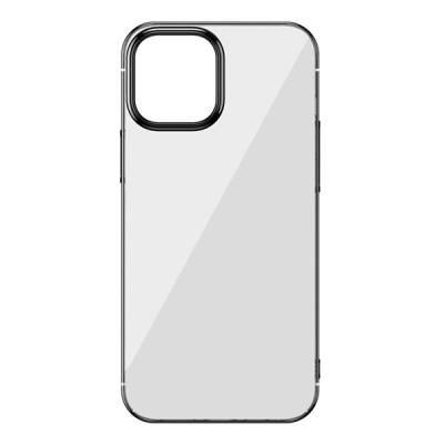 Baseus Glitter iPhone 12 Pro Max Lüx Şeffaf Silikon Kılıf Soft TPU