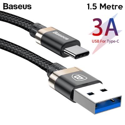 Baseus Golden Belt USB 3.0 Type-C Halat Hızlı Şarj Kablosu 1.5mt