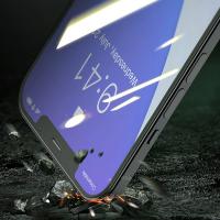 Baseus iPhone 12 Pro 0.30mm Full Tempered Cam Ekran Koruyucu 2adet Anti-Bluelight