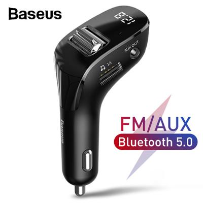 Baseus Streamer F40 AUX wireless MP3 Fm Transmitter Araç Şarj başlık