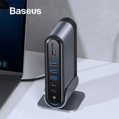 Baseus Working Station 16-1 Çok Fonksiyon HDMI Type-C HUB Adaptör USB3.0 RJ45