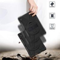 Galaxy Tab S6 Lite P610-P615- P617 Kılıf Kalem Yerli 3 Katmanlı Standlı Zırh Kılıf-Shockproof