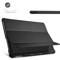 Huawei Mediapad M5 Lite 10 Standlı Mıknatıslı Ultra İnce Deri Kılıf