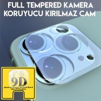 iPhone 11 Pro  Full Tempered Kamera Koruyucu Kırılmaz Cam