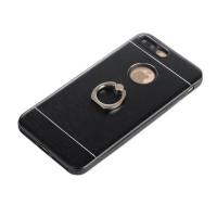 iPhone 8 Kılıf Selfie Yüzüklü Arkası Metal Silikon Kılıf