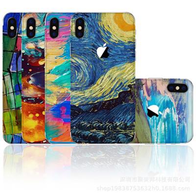 İPhone X Xs Tayvan Kalite Creativ Art,Sanat Telefon Kaplaması Sticker