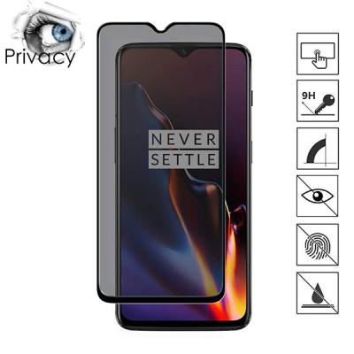 Oneplus 6t 3d Privacy Gizlilik 3d Full Kırılmaz Cam Koruyucu Anti-Spy