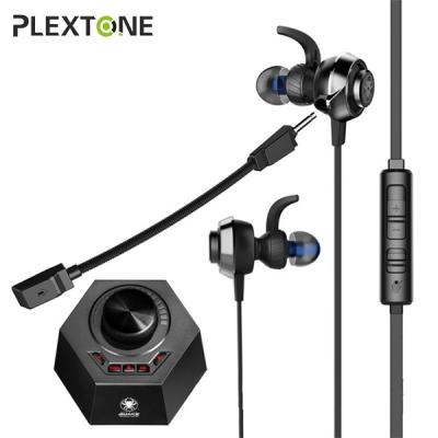 PLEXTONE G50 3.5mm DSP Ses gürültü önleyici Oyuncu kulaklığı Çift mikrofonlu