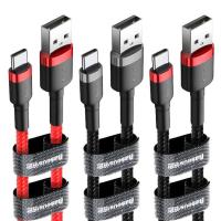 Baseus Cafule USB Type-C Halat Hızlı Şarj Kablosu 3mt 2.0A