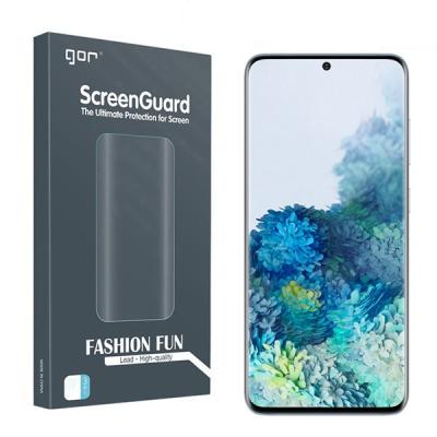 GOR Samsung Galaxy S20 3D Kavisli Full Ekran Koruyucu 2 Adet Set