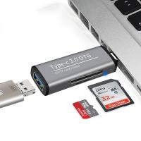 ADS-103 USB Type-C 3.0 SD-TF Hızlı Hafıza Kart Okuyucu Card Reader