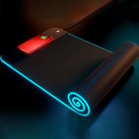 Ally 15W Hızlı Kablosuz Şarjlı RGB Işıklı Mouse Pad