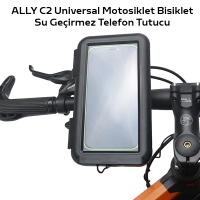 ALLY C2 Universal Motosiklet Bisiklet Su Geçirmez Telefon Tutucu