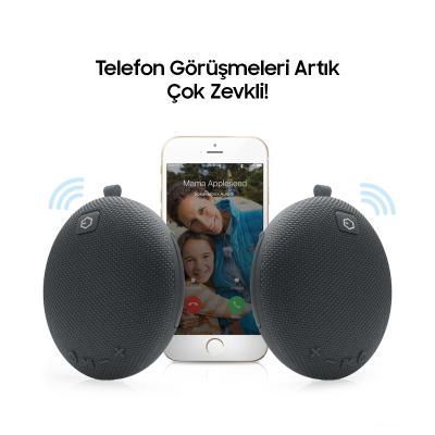 X5A İki Adet Set Su Geçirmez Bluetooth Speaker Hoparlör