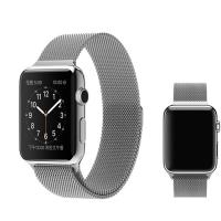 Apple Watch 4-5-6 44mm 1-2-3 42mm Kayış Kordon Metal Milano Loop