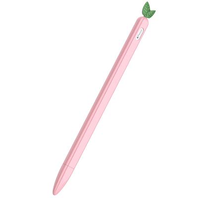 Apple Pencil 2 İçin Silikon Kılıf Koruyucu Kılıf Meyve Yaprak