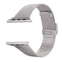Apple Watch 5-4 44mm 3-2-1 42mm Kopçalı Milano Loop Kayış Kordon