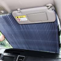 Araç Ön Cam Güneşlik Otomatik Geri Çekilebilir Katlanabilir (70cm)
