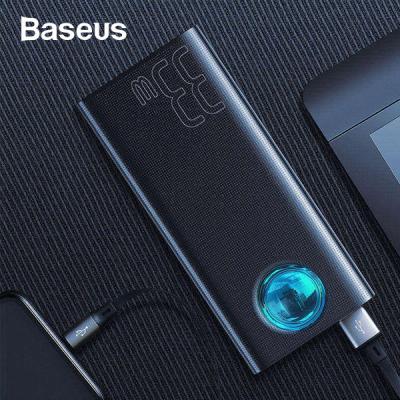 Baseus Amblight 33W (PD3.0+QC3.0) 30000mAh Hızlı Şarj Powerbank Dijital Göstergeli