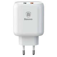 Baseus Bojure Series Dual-USB QC3.0 18W Hızlı Şarj Aleti Başlık