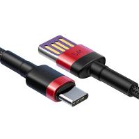 Baseus Cafule HW USB Type-C 40w Halat Hızlı Şarj Kablosu 1 Metre