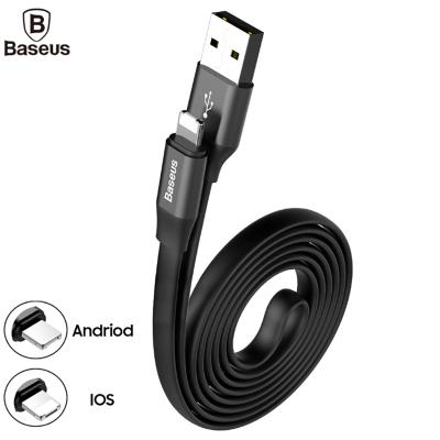 Baseus Calmbj 2in1 iPhone iOS & Mikro USB Şarj Kablosu (120cm)