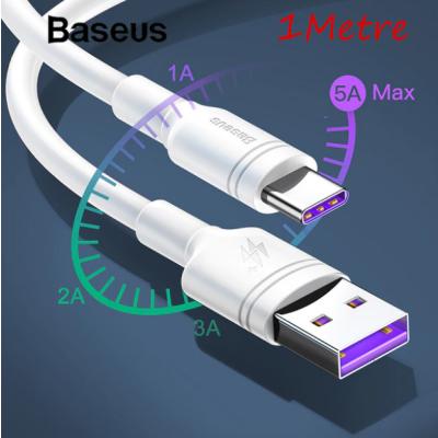 Baseus Catsh Mete 20 Pro S9 Plus S10 USB Type-C 5A Süper Şarj 1mt