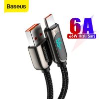 Baseus Display USB to Type-C 66W Hızlı Şarj Veri Kablosu 2mt