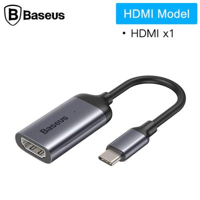 Baseus Enjoyment Series Usb Type-C to HD4K HUB Çevirici Adeptor CAHUB-X0G