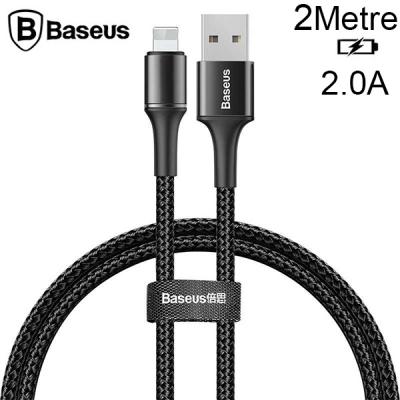 Baseus Halo Cable İPhone 7-8-XS-XR 2.0A 2METRE Uzun Usb Şarj Kablosu