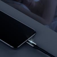 Baseus Horizontal iPhone XS,XR,iP7-iP8 2.4a USB Hızlı Şarj Kablosu