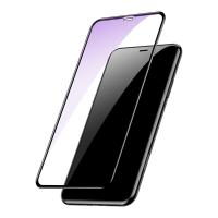 Baseus iPhone 11 Pro-X-XS Kırılmaz Cam Ekran Koruyucu 2 Adet 3D Full Anti-Blue