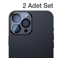 Baseus iPhone 13 Pro Max Full Çerçeve Kamera Lens Koruyucu 2Adet