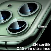 Baseus iPhone 11 Pro Max Temperli Kamera Lens Koruma Camı (2'li)