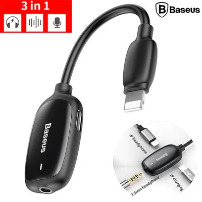 Baseus L51 3in1 İphone Şarj,Kulaklık Ve 3.5 Jack Kulaklık Adeptörü