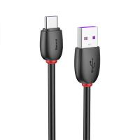Baseus Purple Ring USB Type-C 5A Flash Charge USB Şarj Kablosu