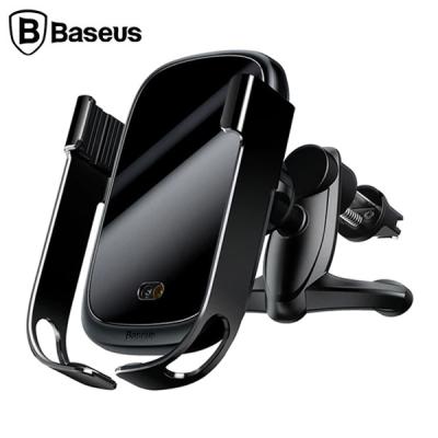 Baseus Rock-Solid Otomatik Kablosuz Araç Şarjı Telefon Tutucu 10W Wireless