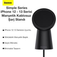 Baseus Simple iPhone 12-13 Serisi Manyetik Kablosuz Şarj Standı