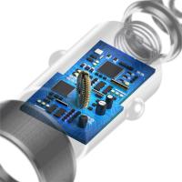 Baseus Small Screw 3.4A Çift USB Hızlı Araç Şarjı iPhone Kablo Seti