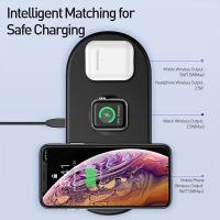 Baseus Smart 3in1 Kablosuz Şarj iPhone+iWatch+AirPods (18W MAX) Wireless