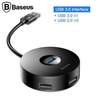 Baseus Round Box HUB Çoklayıcı Adaptör USB 3.0 to USB 3.0 4 Port