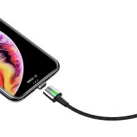 Baseus Zinc Magnetic USB Şarj Kablosu iPhone 11-7-8-X-XR 2.4A 1mt