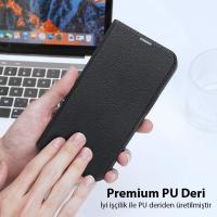 Dux Ducis iPhone 14 Pro Kılıfı Skin X2 Series Deri Kapaklı Kılıf