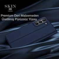 Dux Ducis Samsung Galaxy S21 FE Kapaklı Flip Cover Kılıf Skinpro