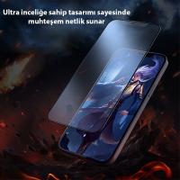 GOR iPhone 12 Pro Max 9D Tempered Full Cam Ekran Koruyucu Hardening
