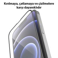 GOR iPhone 13 Pro 9D Tempered Full Cam Ekran Koruyucu Hardening
