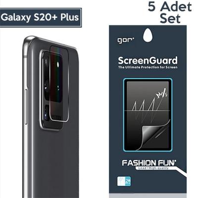 GOR Samsung Galaxy S20+ Plus Kamera Lens Koruyucu 5 Adet