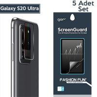 GOR Samsung Galaxy S20 Ultra Kamera Lens Koruyucu 5 Adet