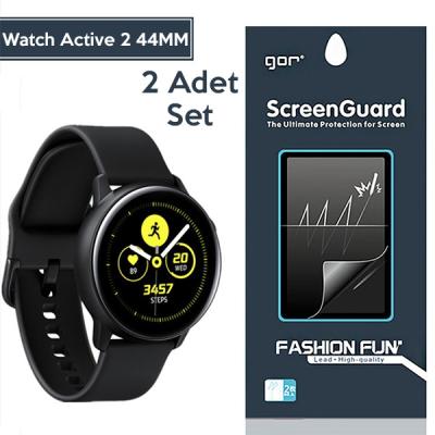 Gor Samsung Watch Active 2 44MM Darbe Emici Ekran Koruyucu (2?li Set)